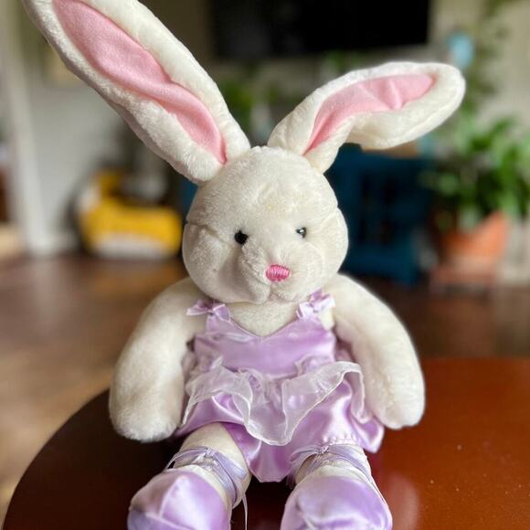 GUND Ballerina Bunny Plush, White Stuffed Animal 18" Easter Plush 44760 - Picture 2 of 7